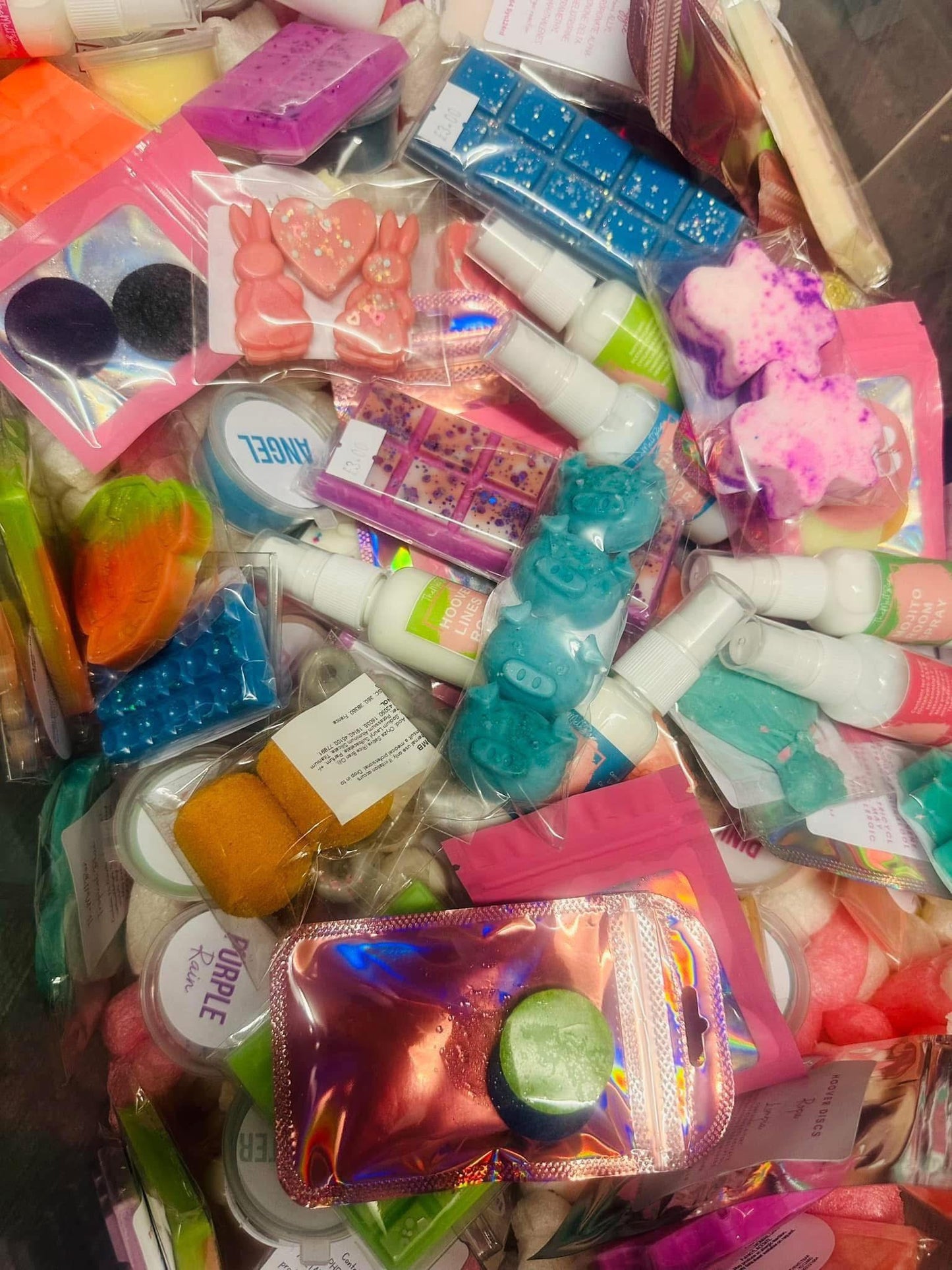 Mystery bags worth £15 or more.