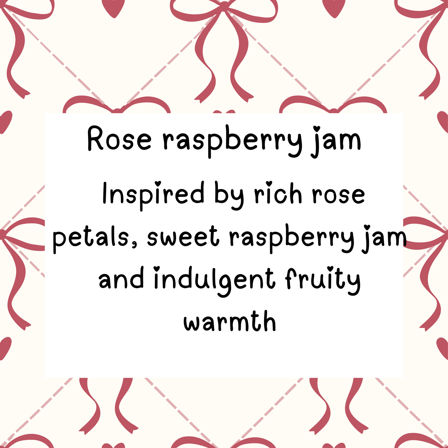 Rose raspberry jam snap bar