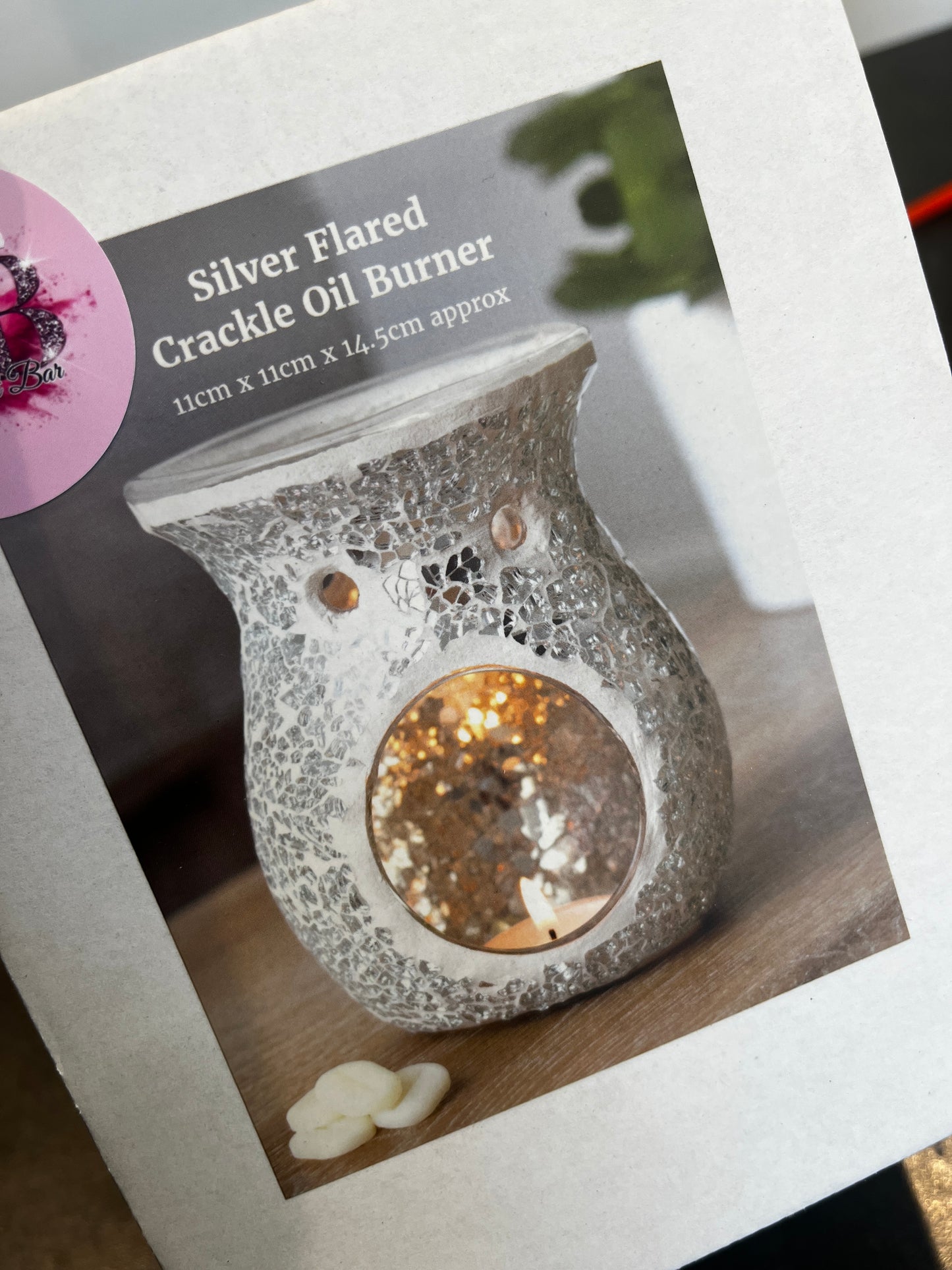 Crackle wax burner