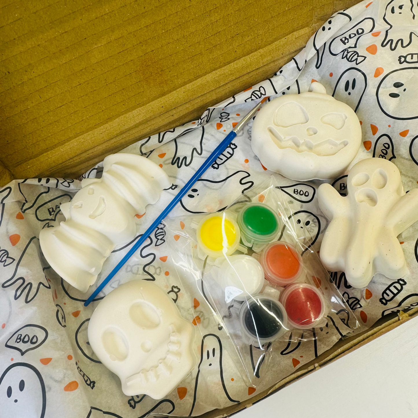 Paint your own Halloween box