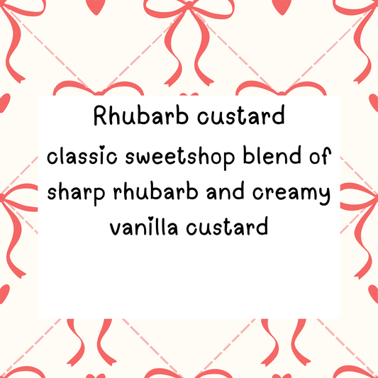 Rhubarb and custard