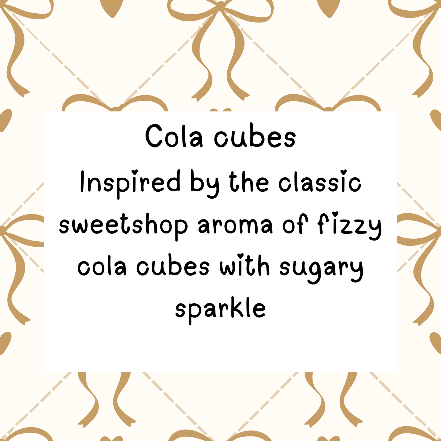 Cola cubes