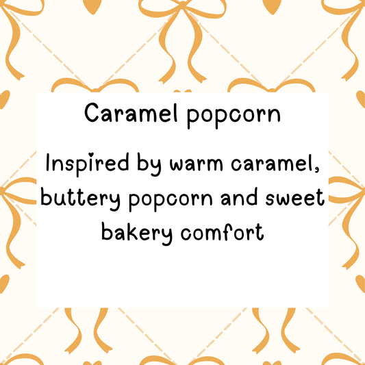Caramel popcorn snap bar