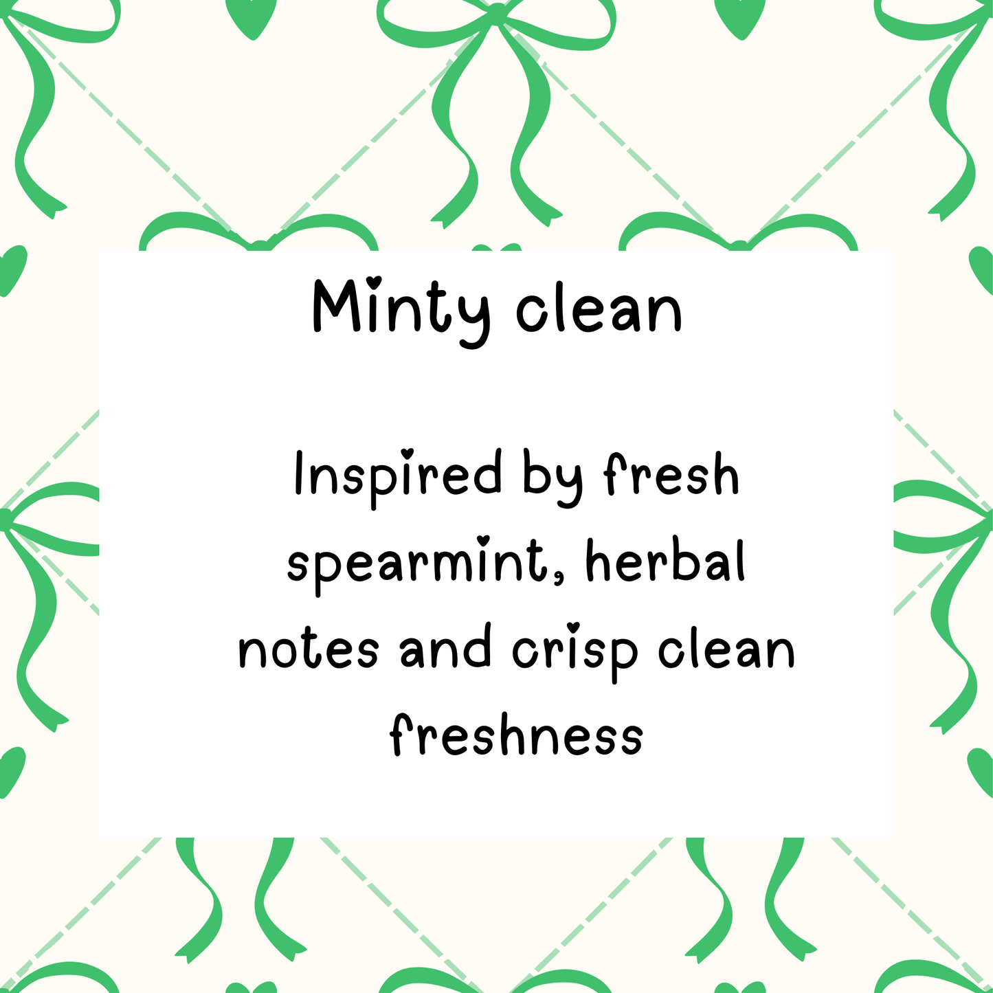 Minty clean snap bar
