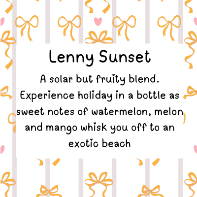 Lenny sunset