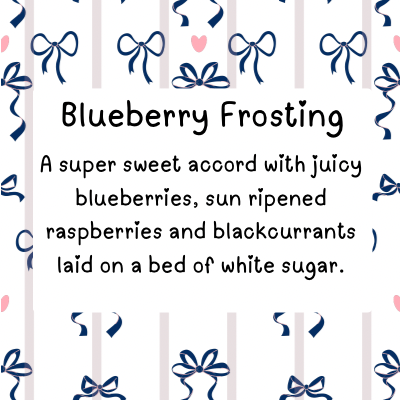 Blueberry frosting