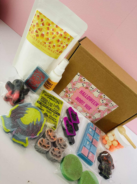 Halloween boo!! Wax melt box