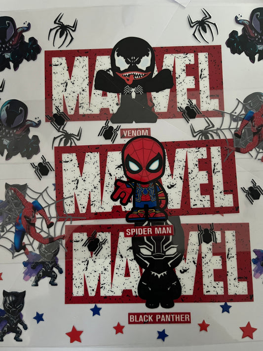 Marvel characters 16oz tumblers