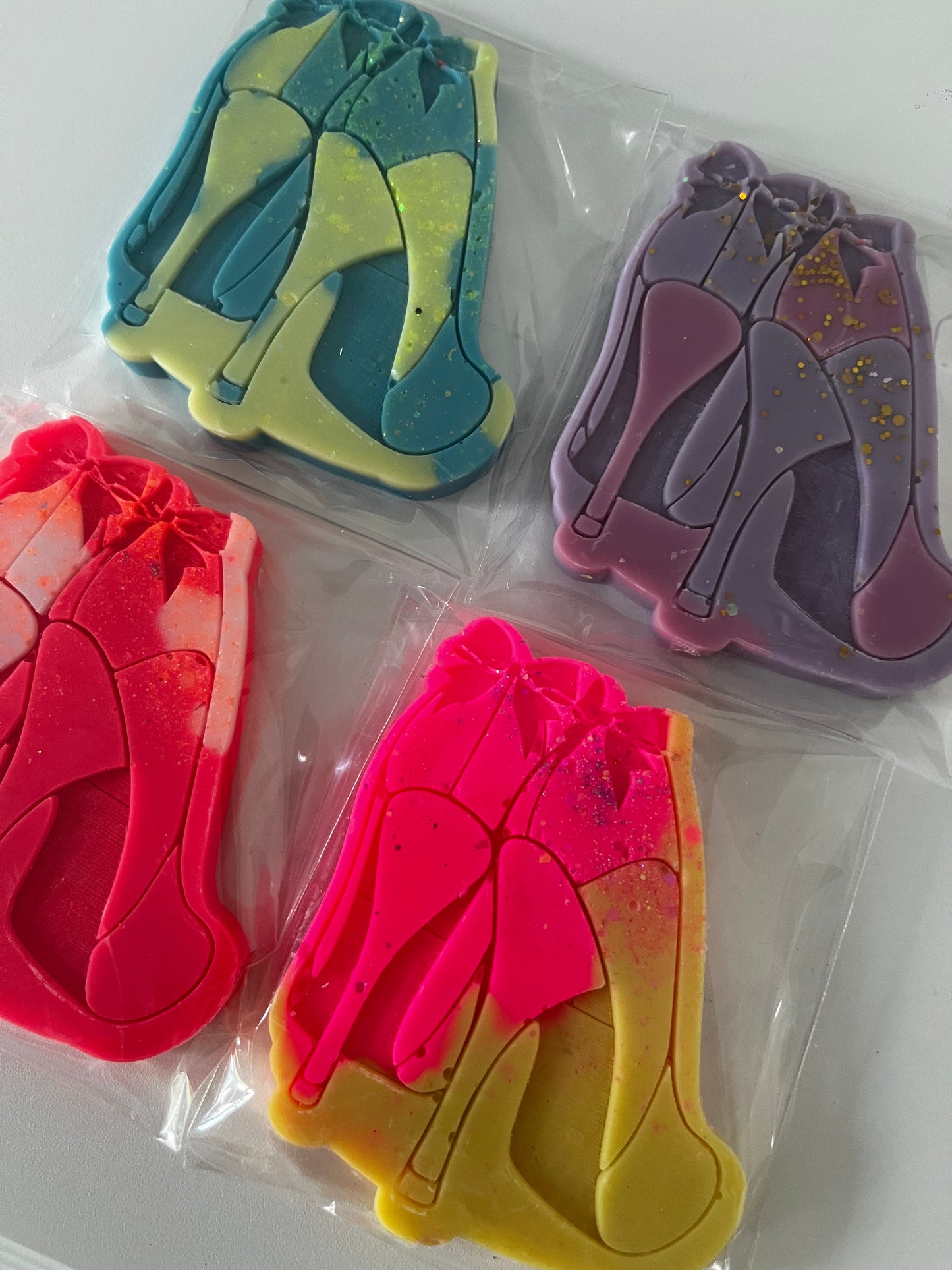 Wax melt shape-high heels