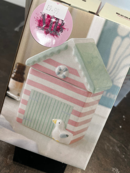 Pink Beach hut wax burner